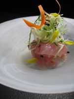 地金目の和風カルパッチョ