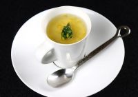 マダラの白子のフランマダラの白子をとろけるフランに。柚子の餡をからめてどうぞ。